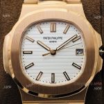 PPF V4 Patek Philippe Nautilus Rose Gold Replica Watch Swiss Grade 1